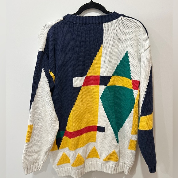 Vintage Izod Geo Style Sweater - Picture 3 of 4